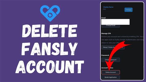 how to delete fansly account|Fansly